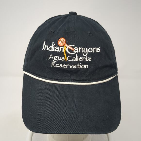 Indian Canyons Agua Caliente Reservation Baseball Cap Black One Size 6 Panel Ha - Picture 2 of 8
